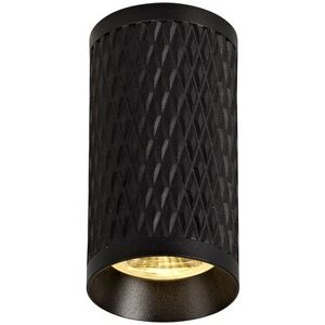 Luminosa Lighting Madrid 11cm Surface Mounted Ceiling Light, 1 x GU10, Sand Black Luminosa Lighting Madrid 11cm Surface Mounted Ceiling Light, 1 x GU10, Sand Black