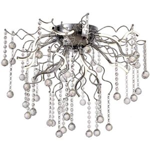 Luminosa Lighting Gallatin Dimmable Semi Flush Ceiling, 12 x 1.75W LED, 3000K, 1640lm, Polished Chrome Luminosa Lighting Gallatin Dimmable Semi Flush Ceiling, 12 x 1.75W LED, 3000K, 1640lm, Polished Chrome