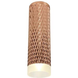 Luminosa Lighting Madrid 1 Light 20cm Surface Mounted Ceiling GU10, Rose Gold, Acrylic Ring Luminosa Lighting Madrid 1 Light 20cm Surface Mounted Ceiling GU10, Rose Gold, Acrylic Ring