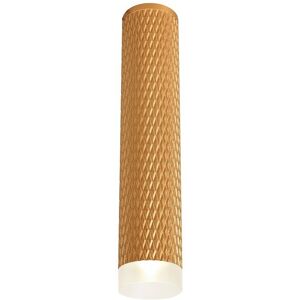 Luminosa Lighting Madrid 1 Light 30cm Surface Mounted Ceiling GU10, Champagne Gold, Acrylic Ring Luminosa Lighting Madrid 1 Light 30cm Surface Mounted Ceiling GU10, Champagne Gold, Acrylic Ring