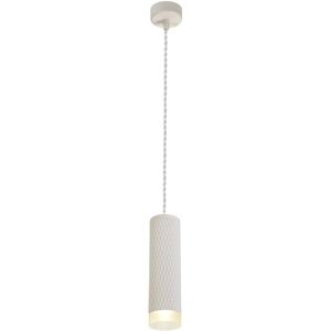 Luminosa Lighting Madrid 1 Light 20cm Ceiling Pendant Light GU10, Sand White, Acrylic Ring Luminosa Lighting Madrid 1 Light 20cm Ceiling Pendant Light GU10, Sand White, Acrylic Ring