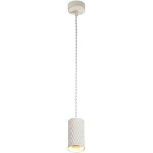 Luminosa Lighting Madrid 1 Light 11cm Ceiling Pendant Light GU10, Sand White Luminosa Lighting Madrid 1 Light 11cm Ceiling Pendant Light GU10, Sand White