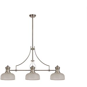 Luminosa Lighting Worcester 3 Light Telescopic Ceiling Pendant - Ceiling Pendant Luminosa Lighting Worcester 3 Light Telescopic Ceiling Pendant - Ceiling Pendant