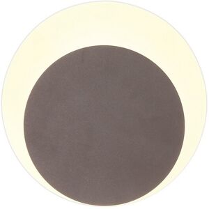 Luminosa Lighting Altona Magnetic Base Wall Lamp, 12W LED 3000K 498lm, 15, 19cm Round Bottom Offset, Coffee, Acrylic Frosted Diffuser Luminosa Lighting Altona Magnetic Base Wall Lamp, 12W LED 3000K 498lm, 15, 19cm Round Bottom Offset, Coffee, Acrylic Frosted Diffuser