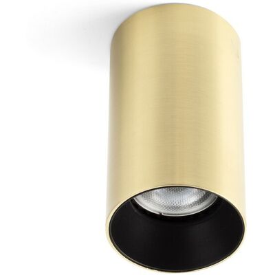 Faro Lighting Stan Surface Mounted Downlight Ceiling Light Gold, GU10 Faro Lighting Stan Surface Mounted Downlight Ceiling Light Gold, GU10