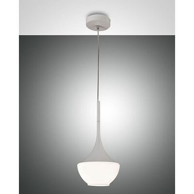 Fabas Luce Apollo Dome White Glass Ceiling Light - Ceiling Light Fabas Luce Apollo Dome White Glass Ceiling Light - Ceiling Light