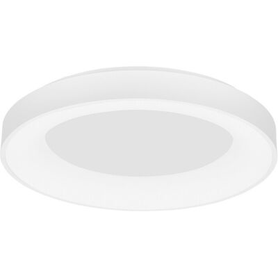 NOVA LUCE Rando Thin LED Ceiling Light - Semi-Flush White 60cm NOVA LUCE Rando Thin LED Ceiling Light - Semi-Flush White 60cm