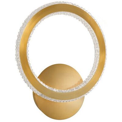 Nova Luce Cilion Brass Gold Wall Lamp - LED 19W 1292Lm 2925K Nova Luce Cilion Brass Gold Wall Lamp - LED 19W 1292Lm 2925K