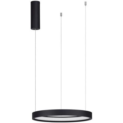 NOVA LUCE PERRINE Black Aluminium LED Pendant Light NOVA LUCE PERRINE Black Aluminium LED Pendant Light