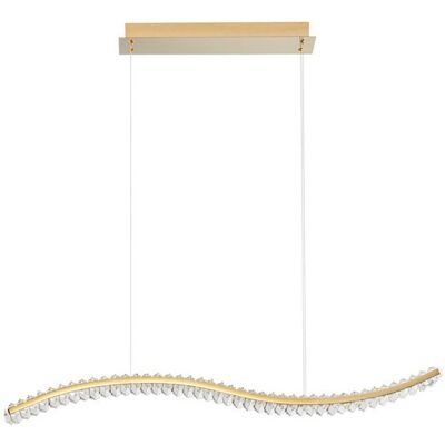 NOVA LUCE Aurelia Gold Pendant Light - LED 43W 3351Lm NOVA LUCE Aurelia Gold Pendant Light - LED 43W 3351Lm