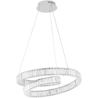 NOVA LUCE Conceto Chrome Pendant Light 50W 4070Lm NOVA LUCE Conceto Chrome Pendant Light 50W 4070Lm