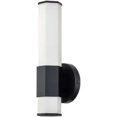 Hinkley Facet Matte Black LED Bathroom Wall Lamp - Wall Sconce Hinkley Facet Matte Black LED Bathroom Wall Lamp - Wall Sconce