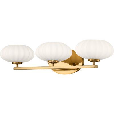 Kichler Pim Wall Sconce - Satin Etched Opal Glass - 3 Bulbs Kichler Pim Wall Sconce - Satin Etched Opal Glass - 3 Bulbs