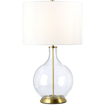 Elstead Orb Table Lamp - Aged Brass White Shade - Table Lamp Elstead Orb Table Lamp - Aged Brass White Shade - Table Lamp