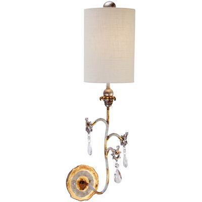 Elstead Tivoli Wall Light - Gold and Cream - E27 Indoor Wall Light Elstead Tivoli Wall Light - Gold and Cream - E27 Indoor Wall Light