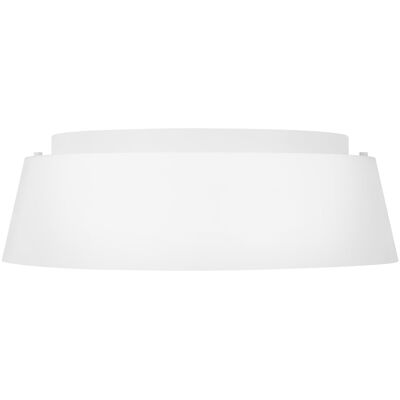 Feiss Asher 3 Light White Ceiling Fitting with Gold Inner - Ceiling Light Feiss Asher 3 Light White Ceiling Fitting with Gold Inner - Ceiling Light