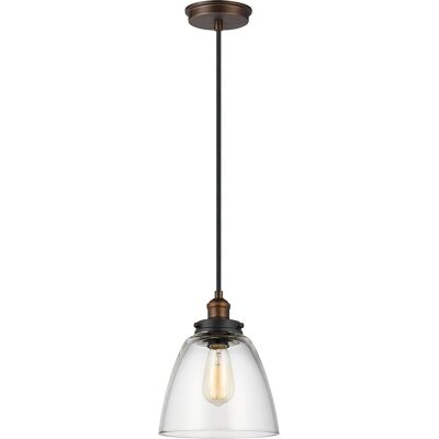 Elstead Baskin Ceiling Pendant - Aged Brass & Zinc Elstead Baskin Ceiling Pendant - Aged Brass & Zinc
