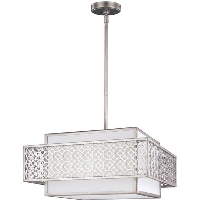 Netlighting Kenney 3-Light Silver Pendant - Ceiling Light Netlighting Kenney 3-Light Silver Pendant - Ceiling Light