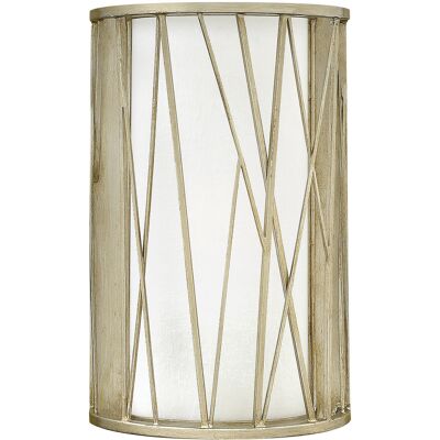 Elstead Lighting Nest 1 Light Indoor Wall Light Silver Leaf, E27 Elstead Lighting Nest 1 Light Indoor Wall Light Silver Leaf, E27