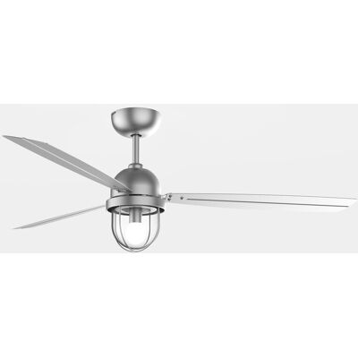 Netlighting Mariner Satin Nickel LED Ceiling Fan with E27 Light Netlighting Mariner Satin Nickel LED Ceiling Fan with E27 Light