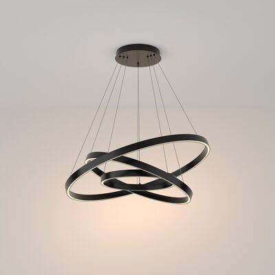 Maytoni Rim Triple Ring LED Pendant Light - Modern Ceiling Fixture Maytoni Rim Triple Ring LED Pendant Light - Modern Ceiling Fixture