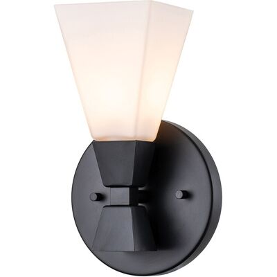 Elstead Bowtie Single Bathroom Wall Light - Black Elstead Bowtie Single Bathroom Wall Light - Black