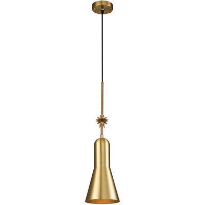 Elstead Etoile Aged Brass Ceiling Pendant - Ceiling Pendant Light Elstead Etoile Aged Brass Ceiling Pendant - Ceiling Pendant Light