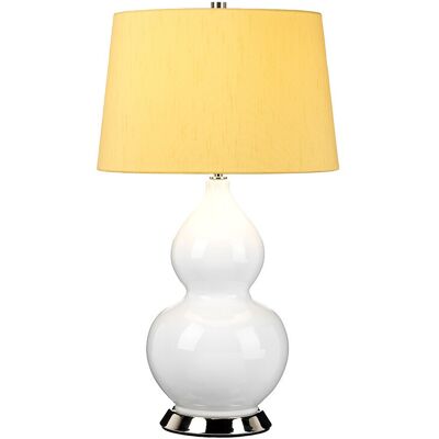 Elstead Isla Table Lamp - White, 64cm, E27 Elstead Isla Table Lamp - White, 64cm, E27