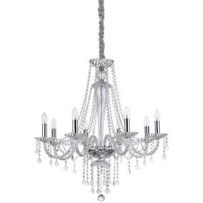 The Italian Collection Amadeus 8 Light Chandelier - Modern, Adjustable, Dimmable The Italian Collection Amadeus 8 Light Chandelier - Modern, Adjustable, Dimmable