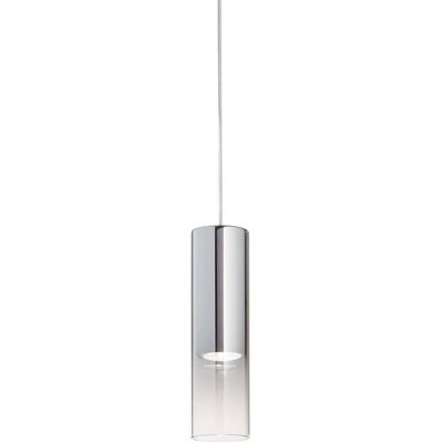 IDEAL LUX LIGHTING Look 1 Light Ceiling Pendant Chrome Shade IDEAL LUX LIGHTING Look 1 Light Ceiling Pendant Chrome Shade