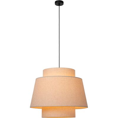 Lucide Tribute Pendant Light - Cream - Ø60cm - Adjustable Height - LED Compatible Lucide Tribute Pendant Light - Cream - Ø60cm - Adjustable Height - LED Compatible