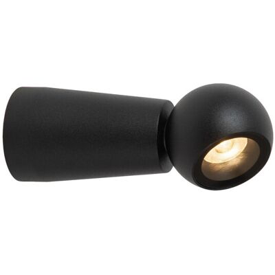 Lucide Ipsos Wall Light - Black - IP54 - Bathroom Lucide Ipsos Wall Light - Black - IP54 - Bathroom