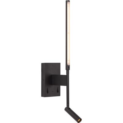 Lucide Finan Wall Light - LED - 2700K - USB - Black Lucide Finan Wall Light - LED - 2700K - USB - Black