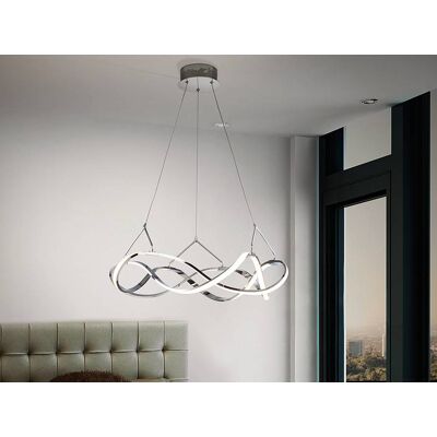 Schuller Lighting Molly Integrated LED Ceiling Pendant Chrome Schuller Lighting Molly Integrated LED Ceiling Pendant Chrome