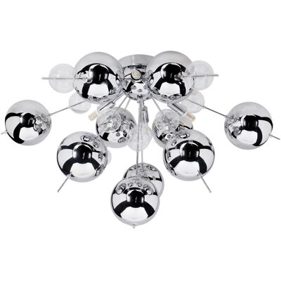 Näve Modern Chrome 6-Light Ceiling Lamp - Ceiling Light Näve Modern Chrome 6-Light Ceiling Lamp - Ceiling Light