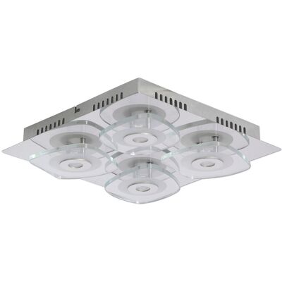 NÄVE Lucca Ceiling Light - 4-Light, Silver, 31cm NÄVE Lucca Ceiling Light - 4-Light, Silver, 31cm