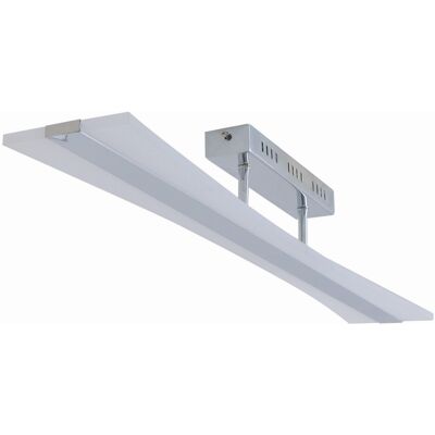 Näve Lighting Tiara LED Ceiling Light - Semi Flush Modern Silver 3000K Näve Lighting Tiara LED Ceiling Light - Semi Flush Modern Silver 3000K