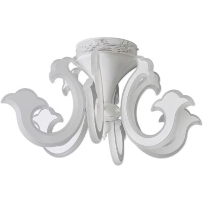 NÄVE Ludwig Ceiling Light - Dimmable, 66cm, White NÄVE Ludwig Ceiling Light - Dimmable, 66cm, White
