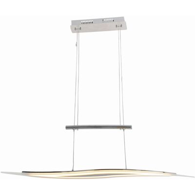 Naeve Wave Pendant Light - Modern, Chrome, 130cm Naeve Wave Pendant Light - Modern, Chrome, 130cm