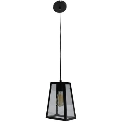Naeve Model 7065522 Pendant Light - Metal, Glass, Black Naeve Model 7065522 Pendant Light - Metal, Glass, Black