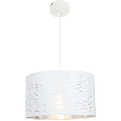 Globo Lighting Barca White Metal Pendant Lamp - Pendant Light Globo Lighting Barca White Metal Pendant Lamp - Pendant Light