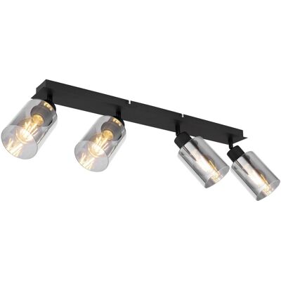 Globo Lighting Hadera Black Metal Lighting Rail - Lighting Rail Globo Lighting Hadera Black Metal Lighting Rail - Lighting Rail