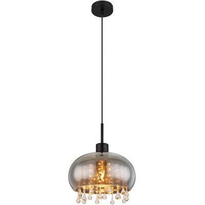 Globo Corry Pendant Lamp - Black - E27 - Classic Style Globo Corry Pendant Lamp - Black - E27 - Classic Style