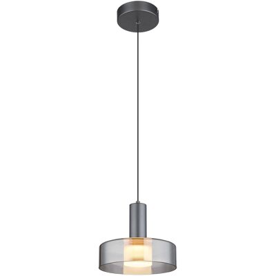 Globo Lighting Grant Pendant Light - Modern, Gray, Adjustable, Indoor Globo Lighting Grant Pendant Light - Modern, Gray, Adjustable, Indoor
