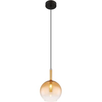 Globo Pendant Lamp - Black - Metal - 18cm - Classic Style Globo Pendant Lamp - Black - Metal - 18cm - Classic Style