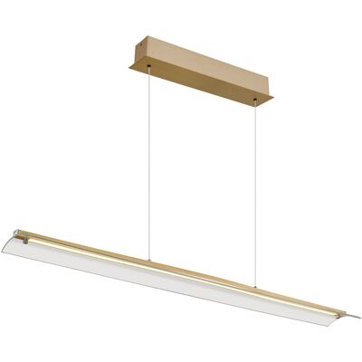 Globo Lighting Pendant Light - Modern gold design, 150cm height, 1-flame Globo Lighting Pendant Light - Modern gold design, 150cm height, 1-flame