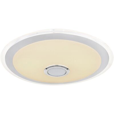 Globo Lighting Dunny White Dimmable LED Ceiling Light - 41371-24 Globo Lighting Dunny White Dimmable LED Ceiling Light - 41371-24