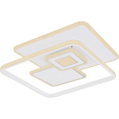 Globo White Roderick Ceiling Light - Modern Square Design Globo White Roderick Ceiling Light - Modern Square Design