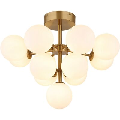 GLOBO 56143-13GD Gold White Ceiling Light - Ceiling Light GLOBO 56143-13GD Gold White Ceiling Light - Ceiling Light