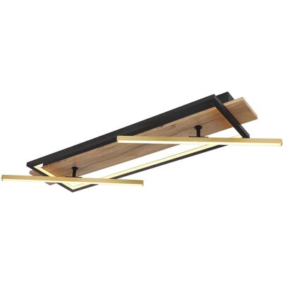 Globo BEATRIX Ceiling Light - Black, Brown, Gold, Opal - Ceiling Lamp Globo BEATRIX Ceiling Light - Black, Brown, Gold, Opal - Ceiling Lamp